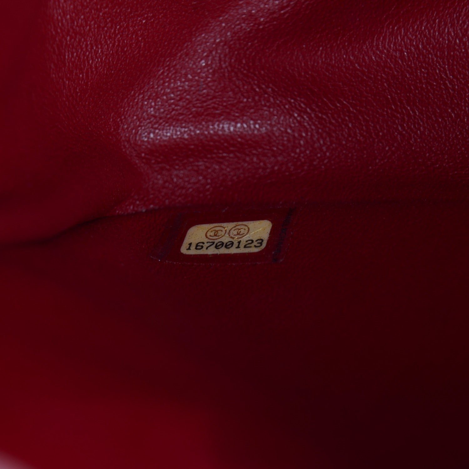 Chanel Caviar Quilted Jumbo Double Flap Red 8 of 9