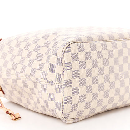 Louis Vuitton Damier Azur Neo Neverfull MM Rose Ballerine 9 of 11