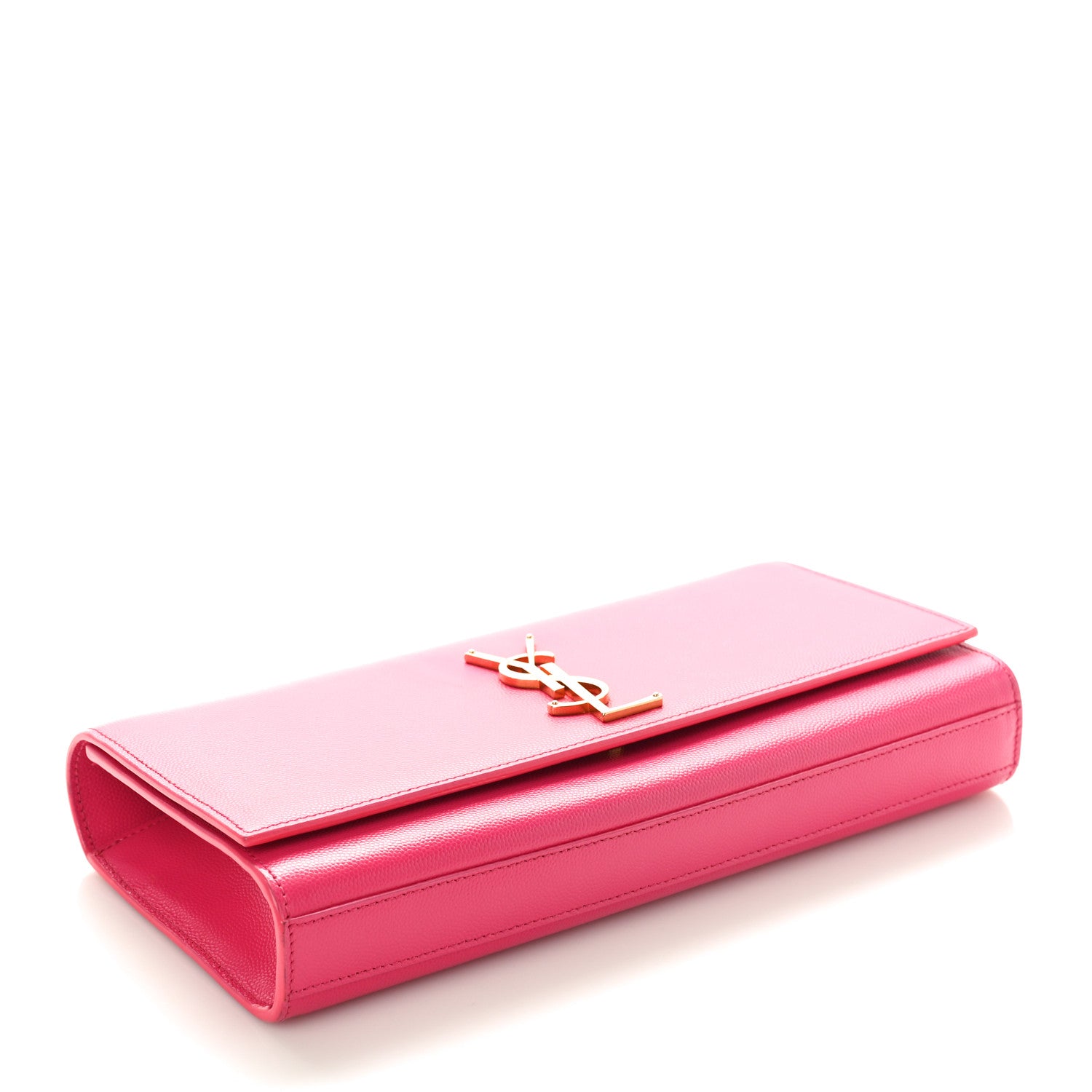 Saint Laurent Grain De Poudre Classic Monogram Cassandre Clutch Lipstick Fuchsia 4 of 7