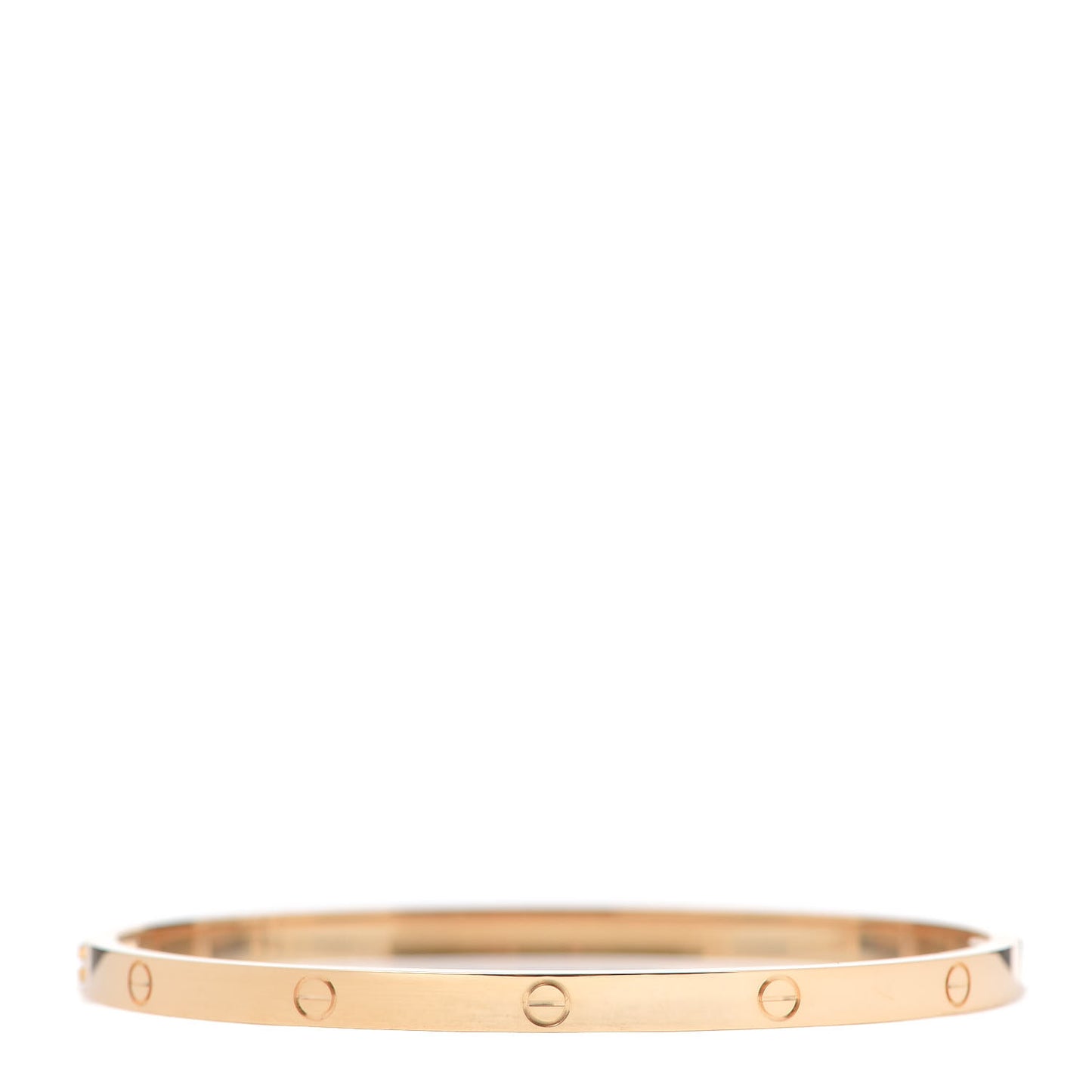 18K Yellow Gold Small LOVE Bracelet 17