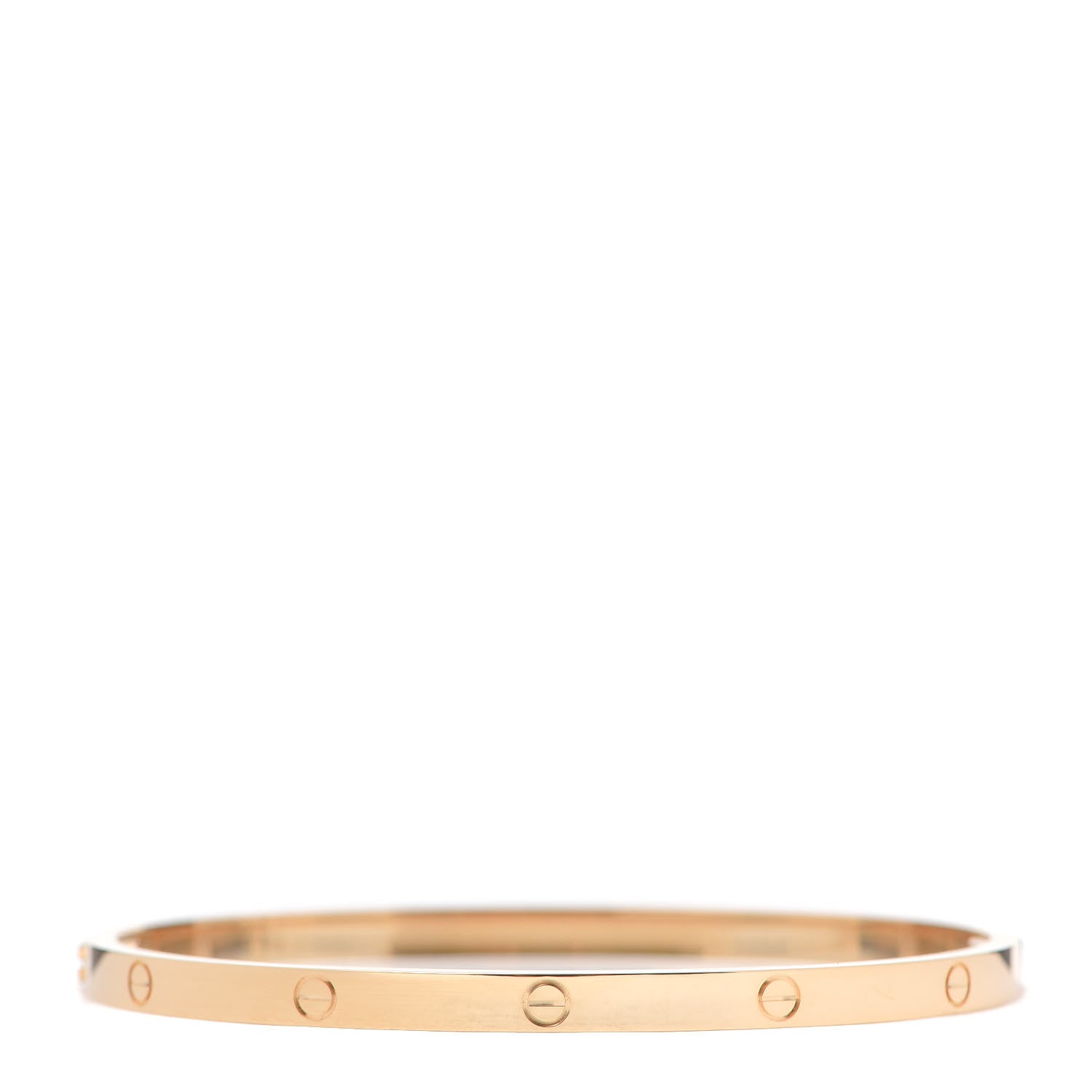 Cartier 18K Yellow Gold Small LOVE Bracelet 17 3 of 7