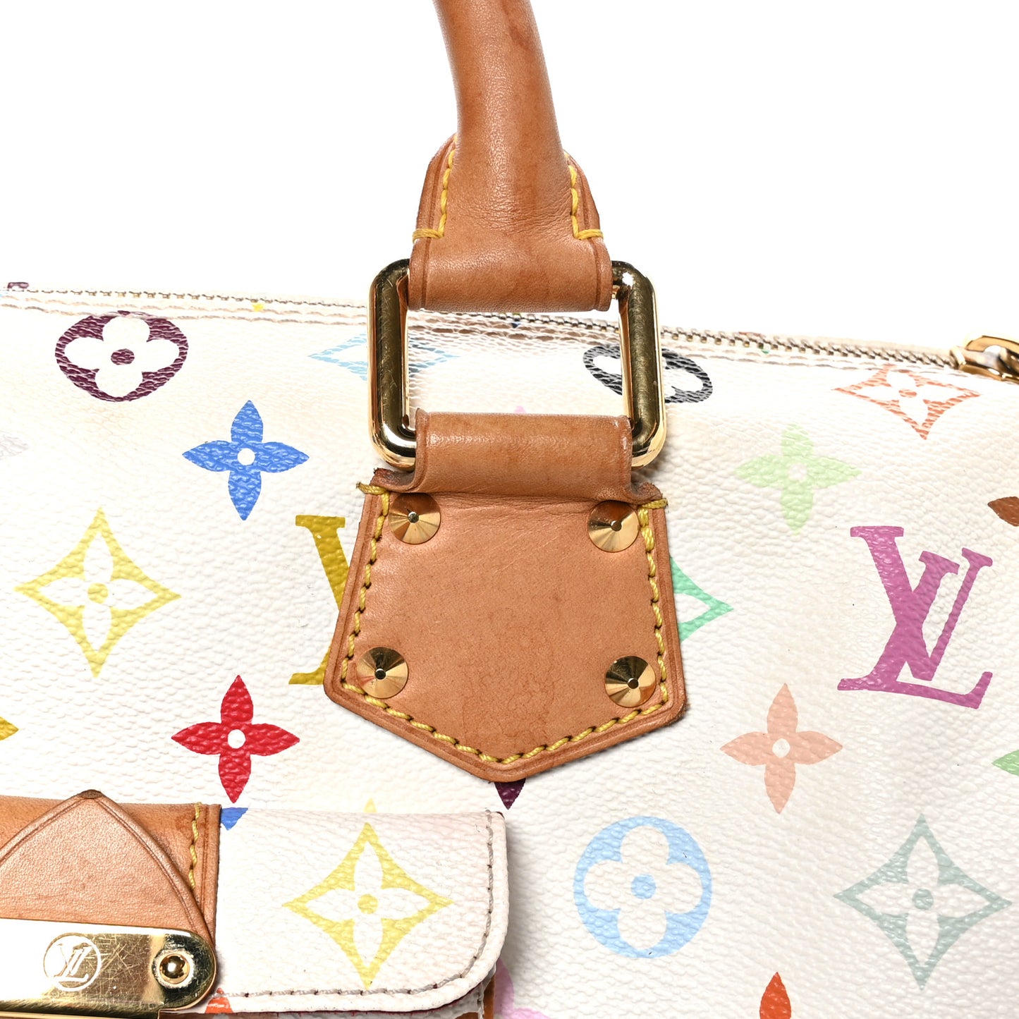 Monogram Multicolor Speedy 30 White