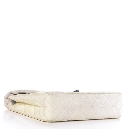 Chanel Distressed Patent Quilted 2.55 Reissue Flap 227 White 4 of 19