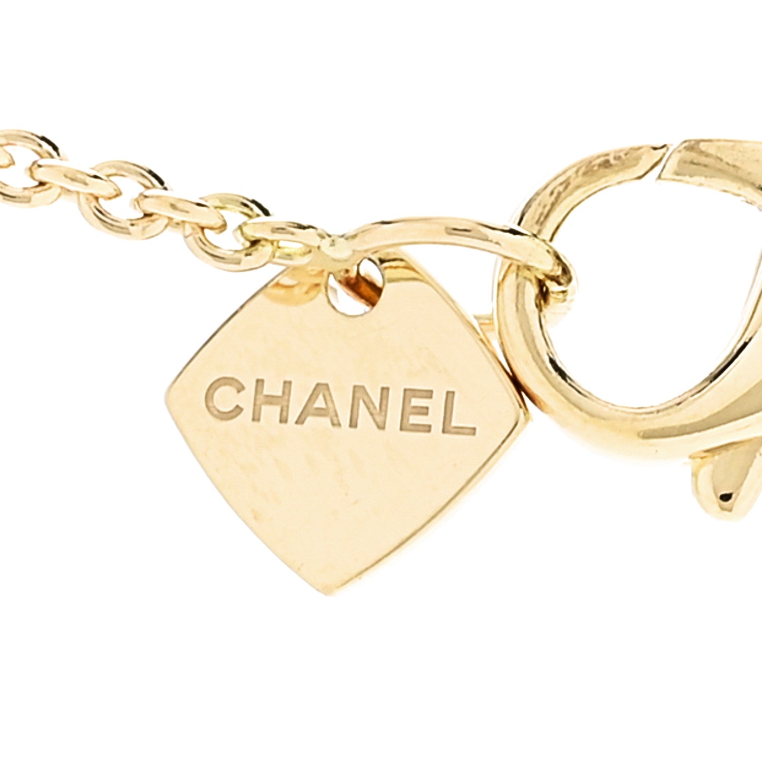 Chanel 18K Yellow Gold Coco Crush Small Round Pendant Necklace 5 of 7