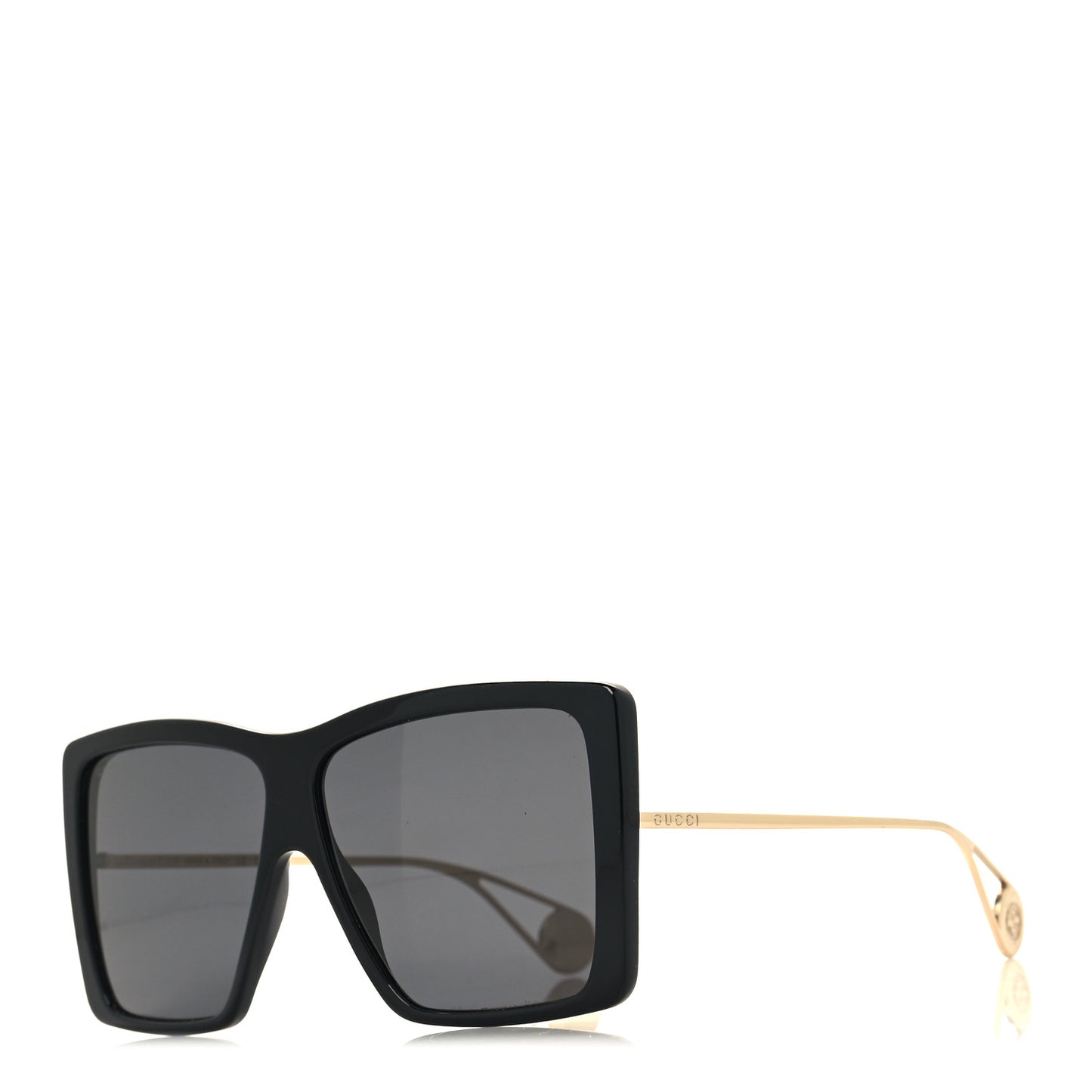 Acetate Oversize Square Frame GG0434S Sunglasses Black