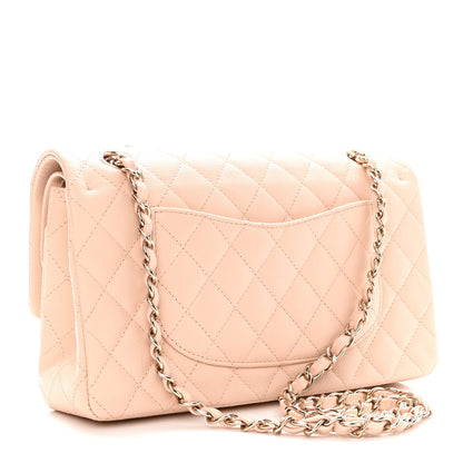 Chanel Caviar Quilted Medium Double Flap Light Beige 2 of 9