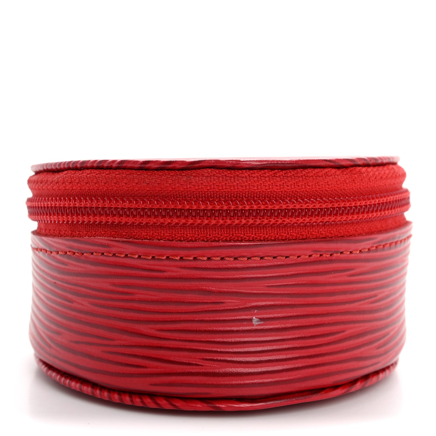 Louis Vuitton Epi Ecrin Bijoux 8cm Jewelry Box Case Castillan Red 8 of 8