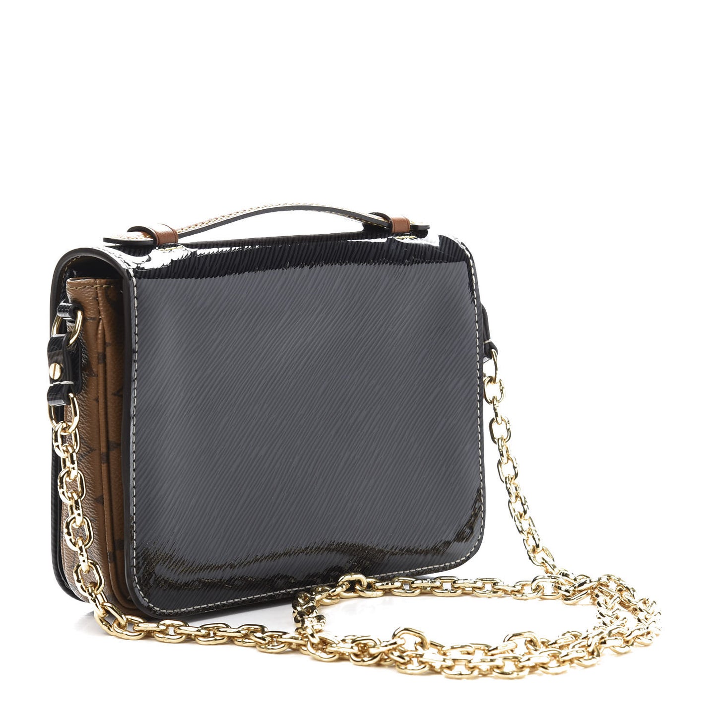Shiny Epi Reverse Monogram Pochette Metis Mini Marine