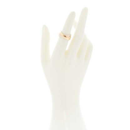 Cartier 18K Pink Yellow White Gold Classic Les Must De Cartier Trinity Ring 52 6 2 of 5