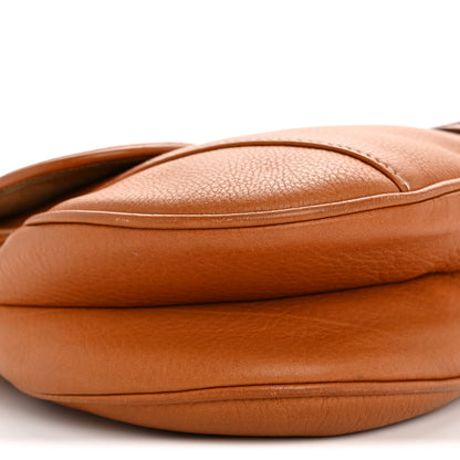 Christian Dior Calfskin Saddle Bag Tan 9 of 13