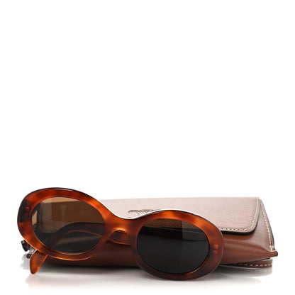Celine Acetate Triomphe 01 Sunglasses CL 40194U Tortoise 7 of 7