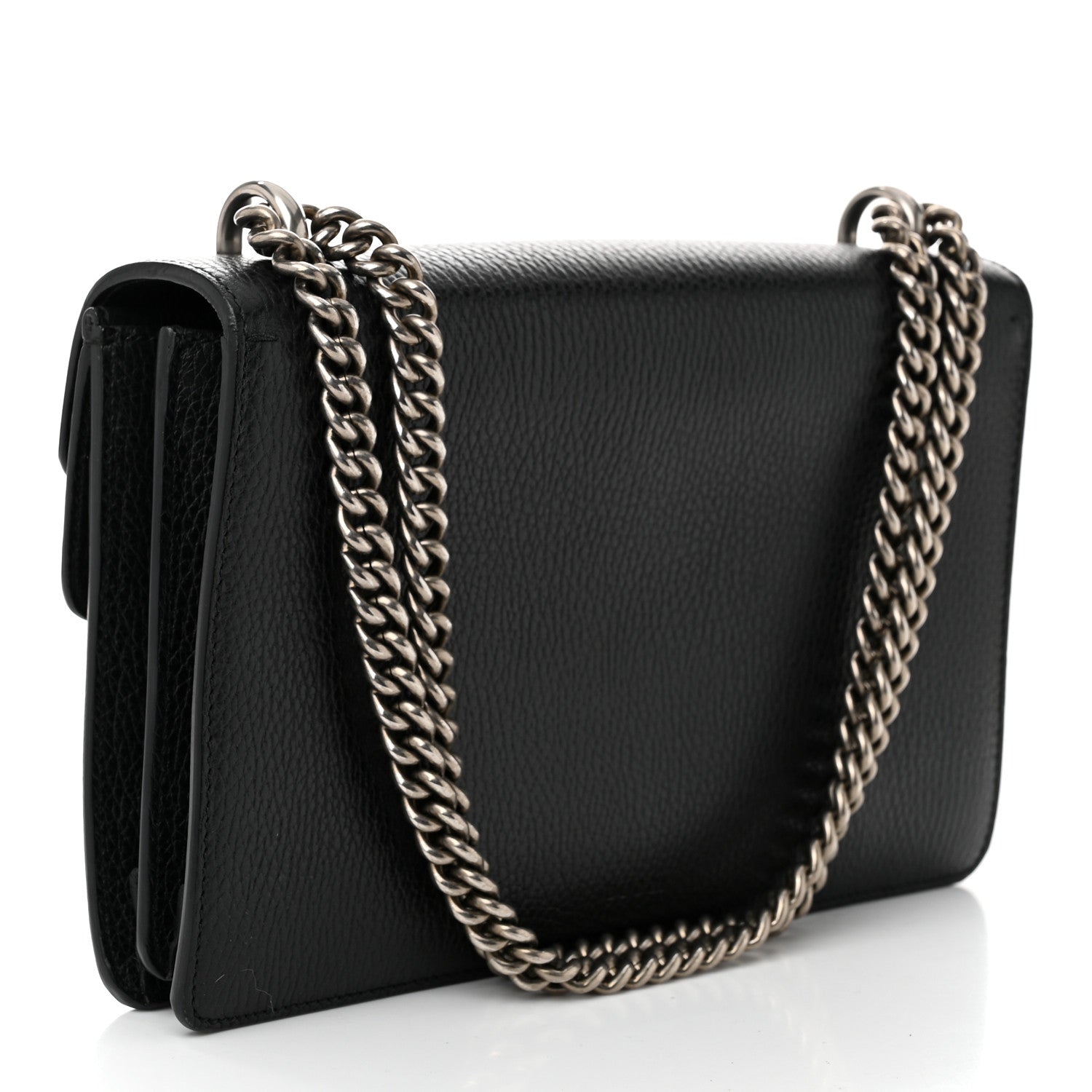 Gucci Pebbled Calfskin Small Dionysus Shoulder Bag Black 3 of 10