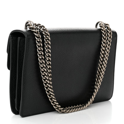 Gucci Pebbled Calfskin Small Dionysus Shoulder Bag Black 3 of 10