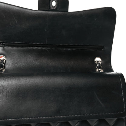 Chanel Lambskin Quilted Jumbo Double Flap Black 15 of 17
