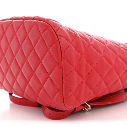 Chanel Lambskin Quilted Small Urban Spirit Backpack Red 9 of 12
