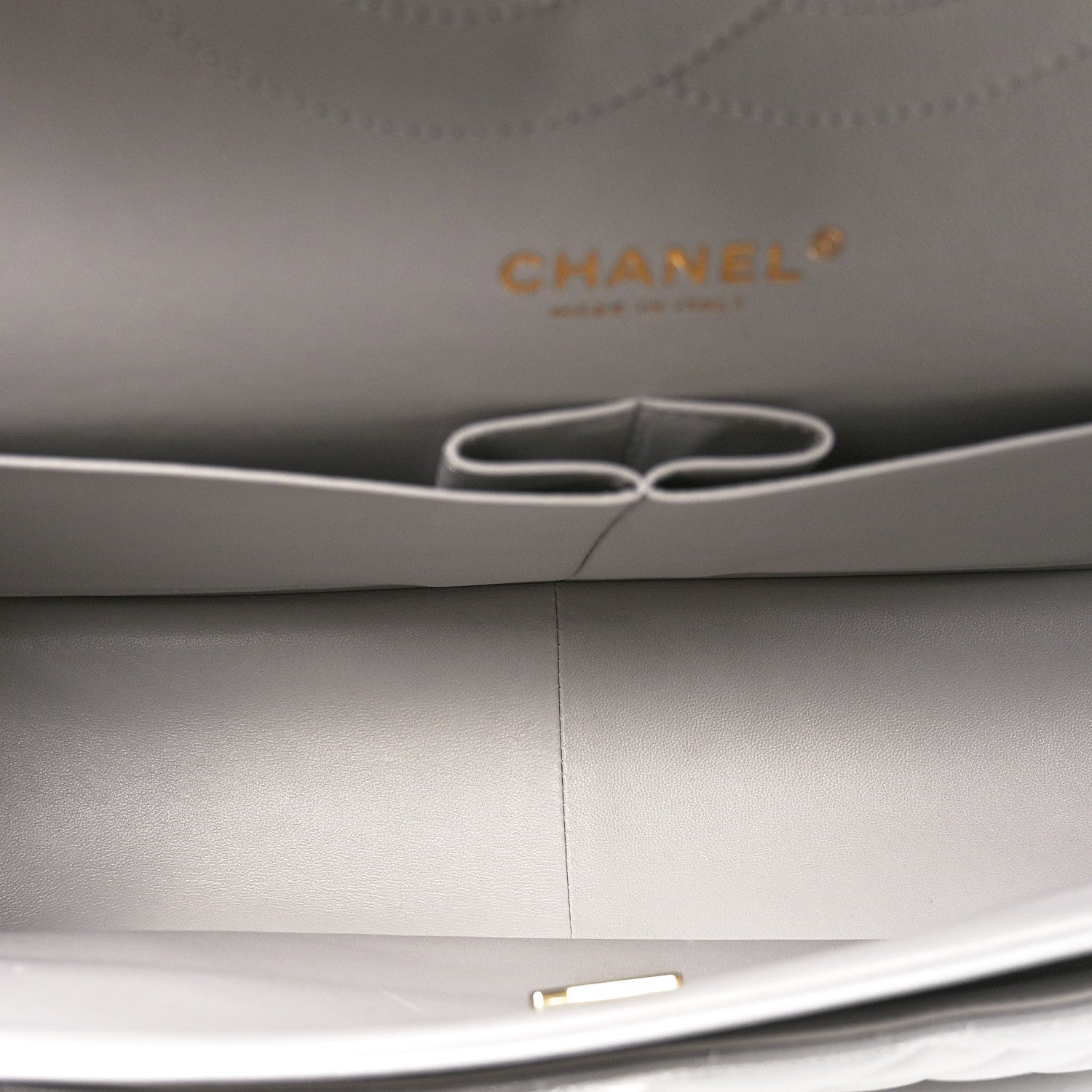 Chanel Caviar Quilted Jumbo Double Flap Grey 5 of 11