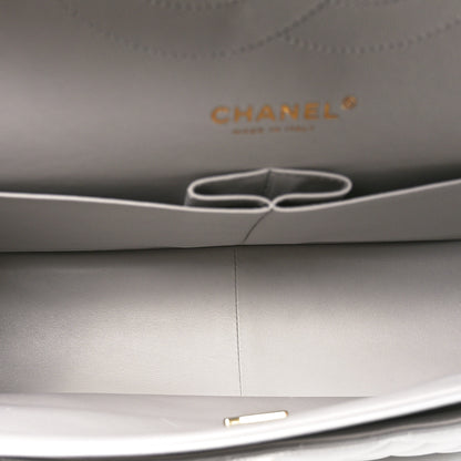 Chanel Caviar Quilted Jumbo Double Flap Grey 5 of 11