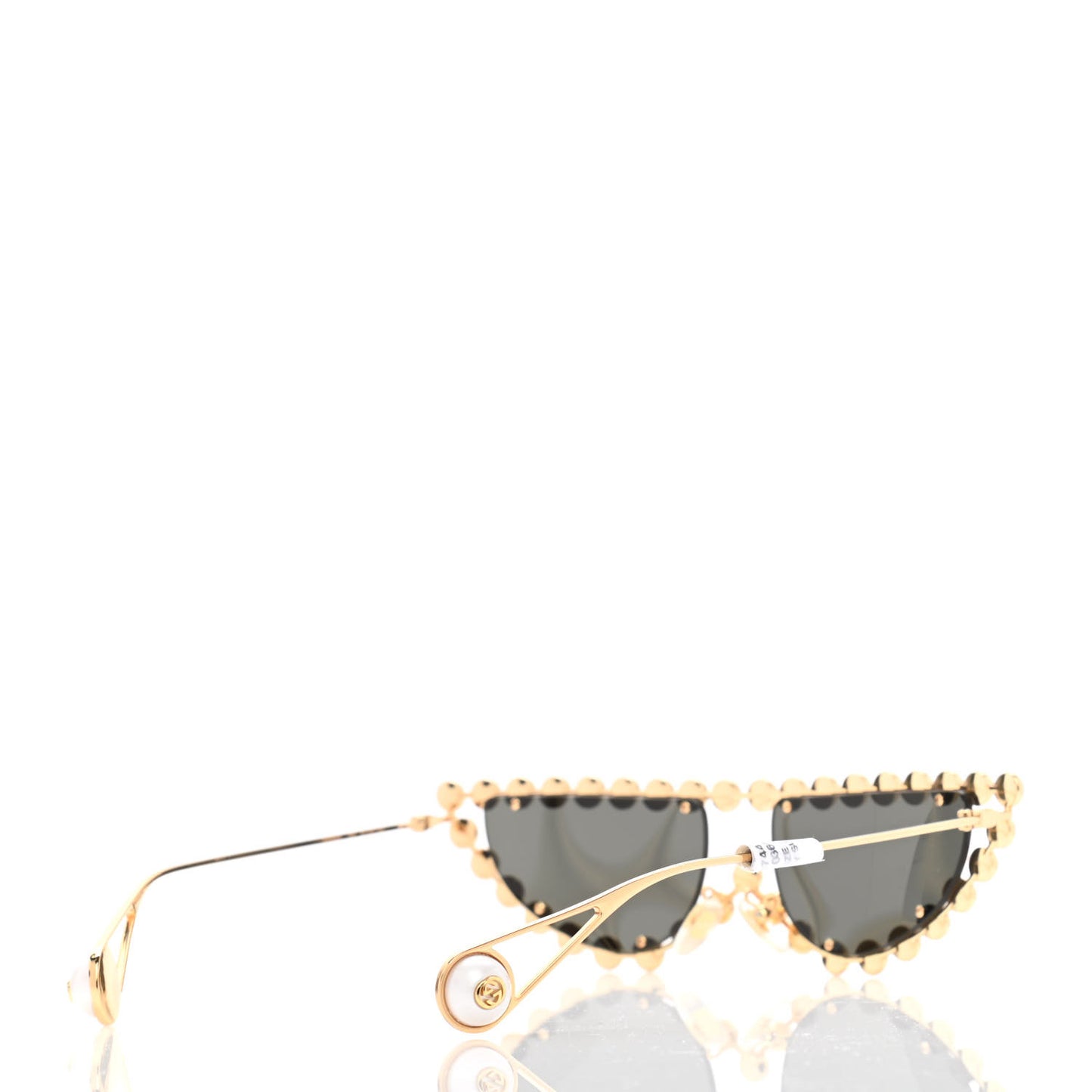 Metal Pearl Cat Eye Sunglasses GG0364S Gold