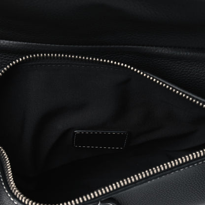 Christian Dior X KAWS Grained Calfskin Bee Saddle Bag Black 4 of 4