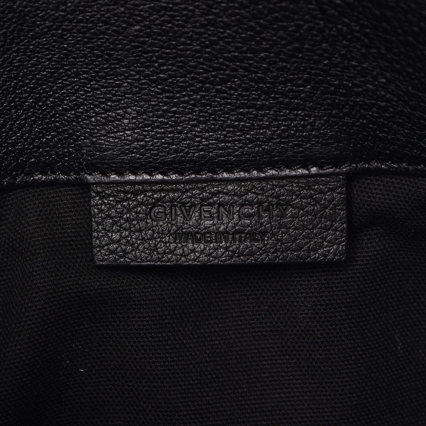 Sugar Goatskin Medium Antigona Envelope Clutch Black