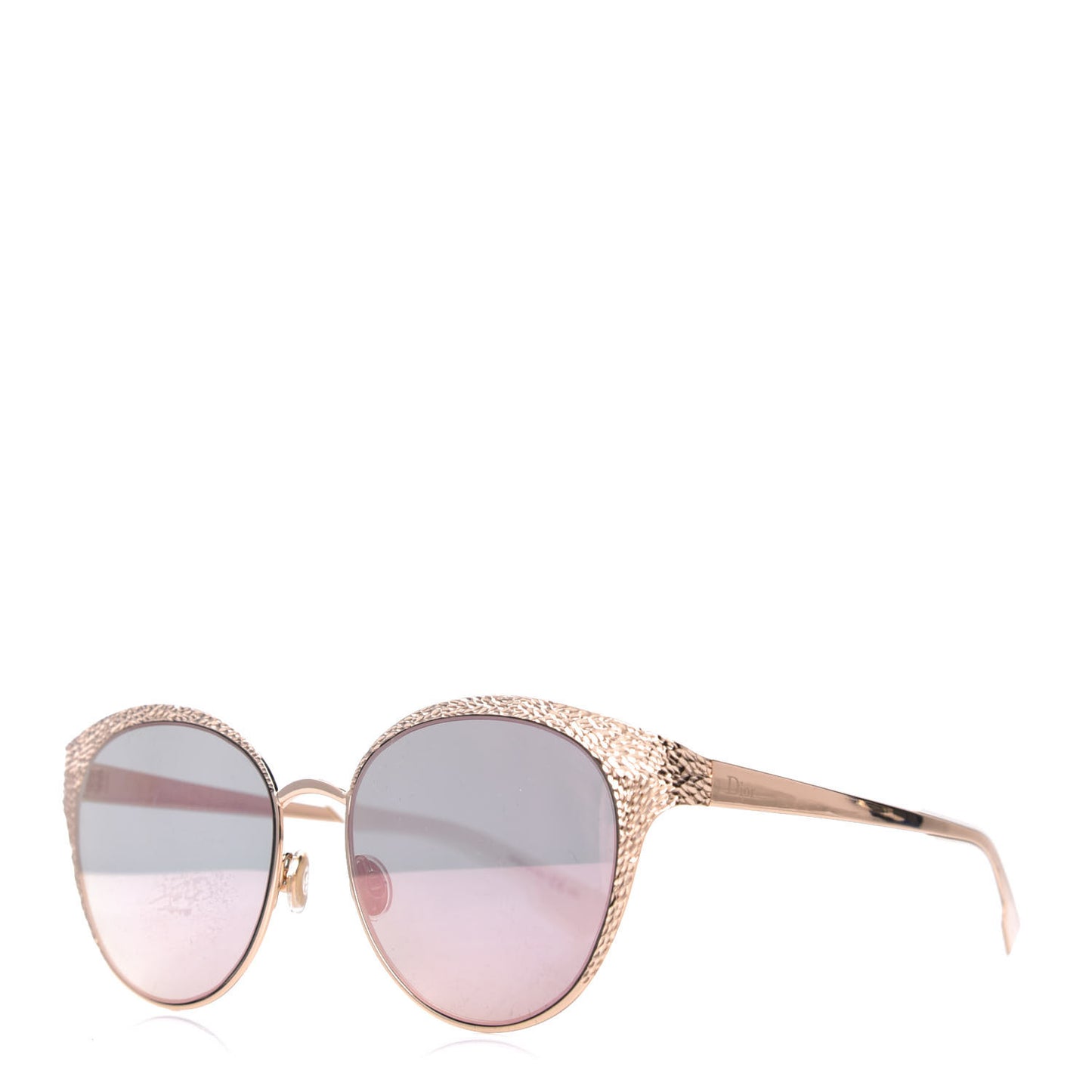Metal Mirrored Unique Limited Edition Sunglasses Gold
