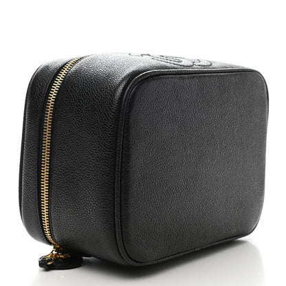 Chanel Caviar CC Vanity Cosmetic Case Black 3 of 7