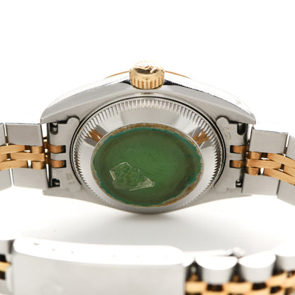 Rolex Stainless Steel 18K Yellow Gold Diamond 26mm Oyster Perpetual Datejust Watch Champagne 79173 4 of 6