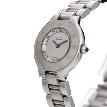 Cartier Stainless Steel 28mm Must De 21 Quartz Watch 5 of 6