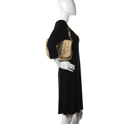 Bottega Veneta Jersey Crochet Shoulder Bag Sand 2 of 8