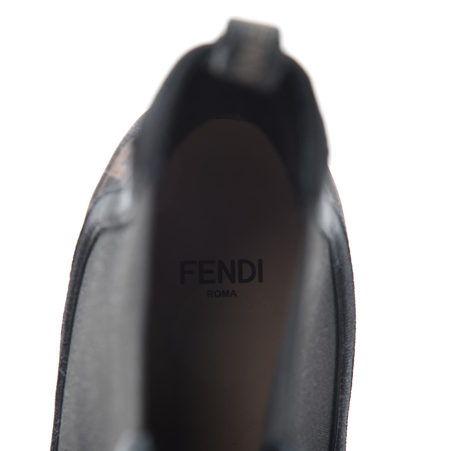 Fendi Mesh Tulle FF Colibri 55mm Ankle Booties 39.5 Tobacco Moro Black 7 of 7