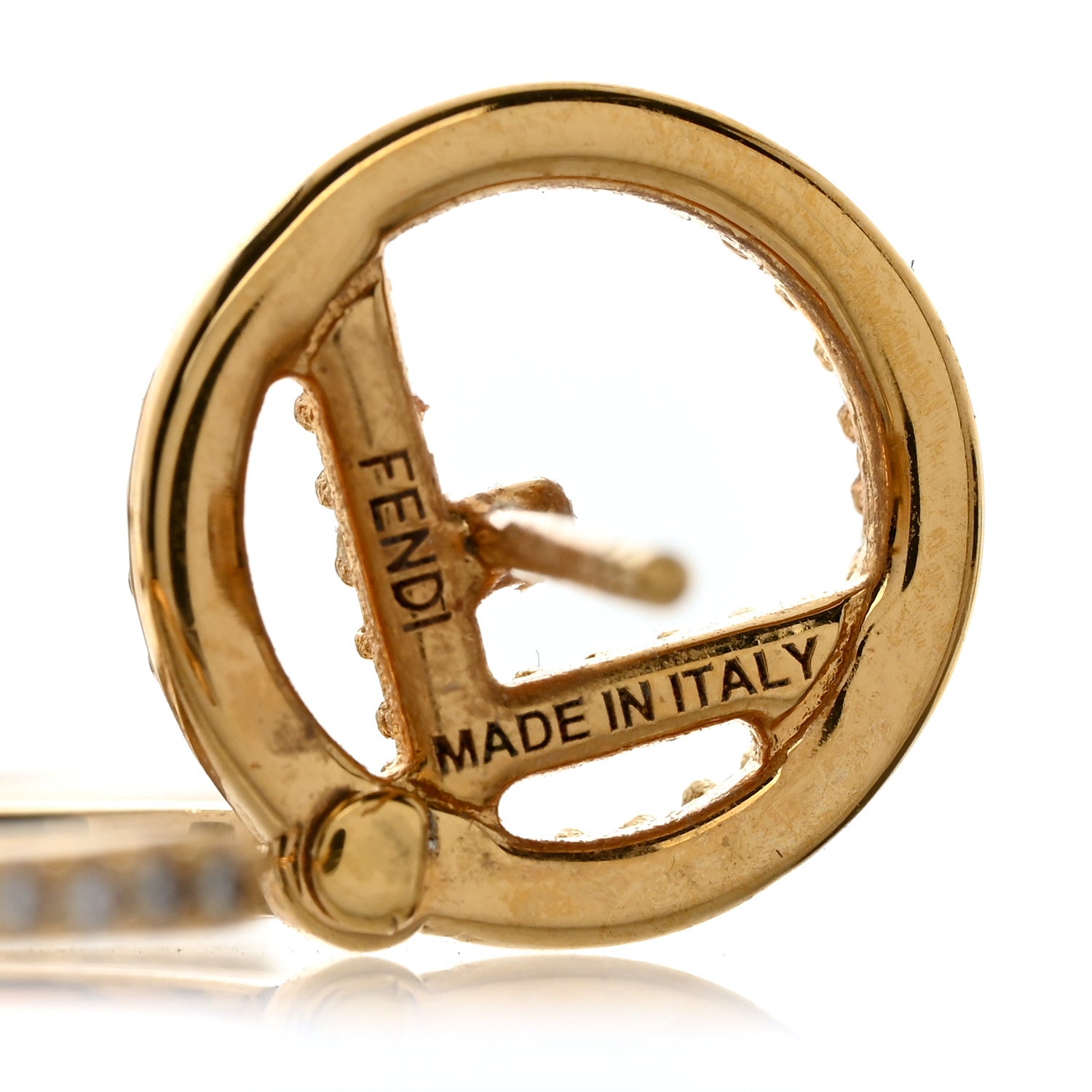 Fendi F is Fendi Earrings Gold 4 of 5