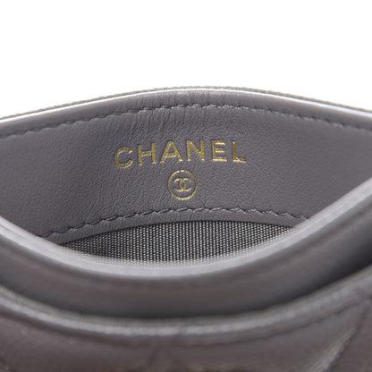 Chanel Caviar Quilted French New Wave Card Holder Grey 6 of 11