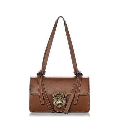 Gucci Calfskin Animalier Shoulder Bag Brown 1 of 7