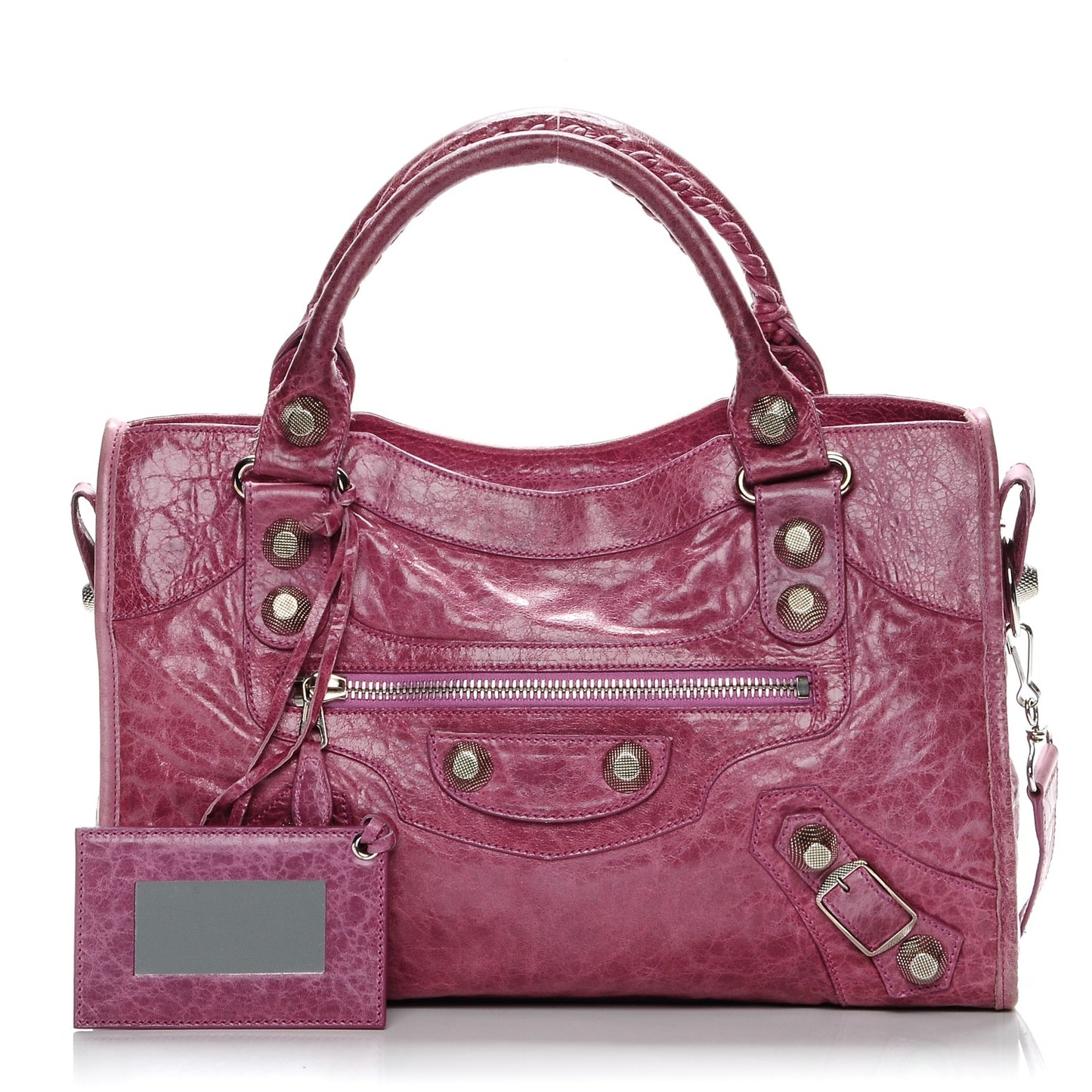 Agneau Giant 21 Silver Hardware City Magenta
