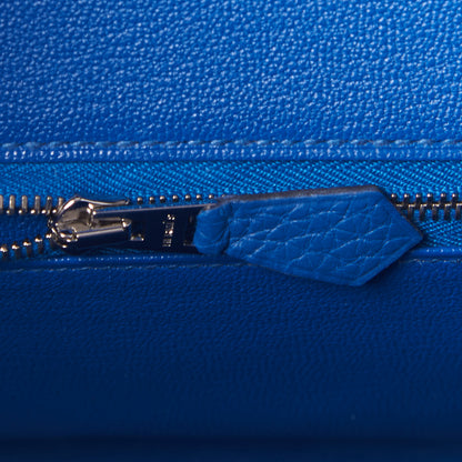 Hermes Togo Birkin 25 Bleu France 15 of 29