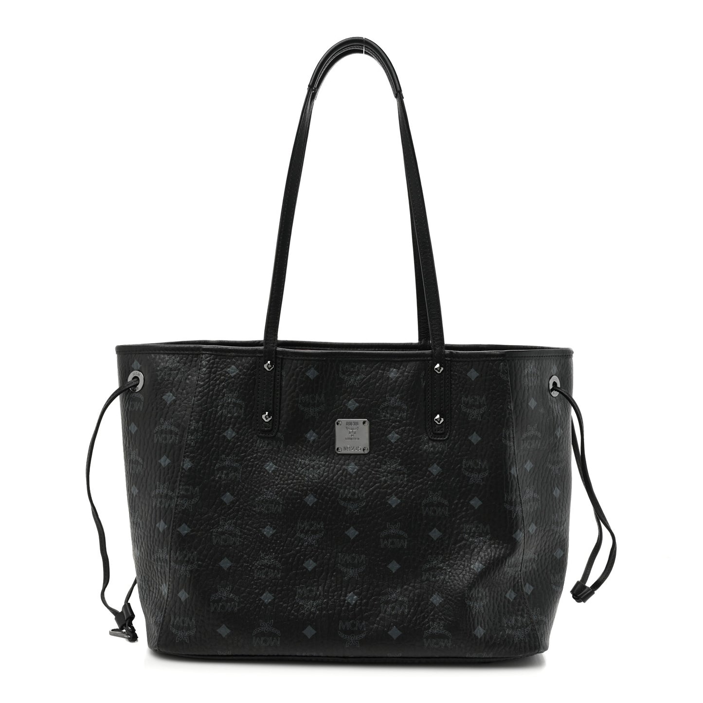 Metallic Galaxy Visetos Medium Project Reversible Shopper Tote Black Multicolor