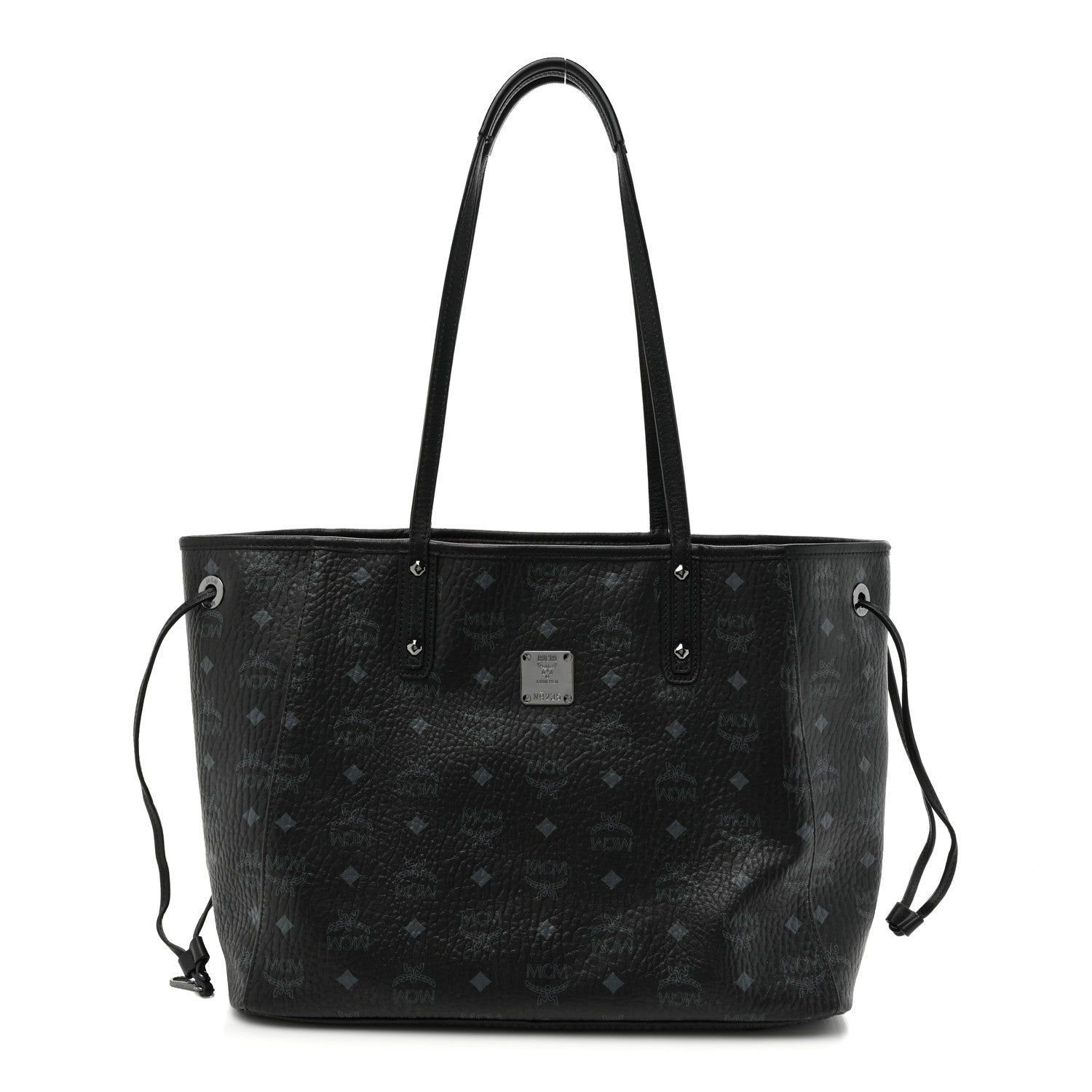 MCM Metallic Galaxy Visetos Medium Project Reversible Shopper Tote Black Multicolor 1 of 23