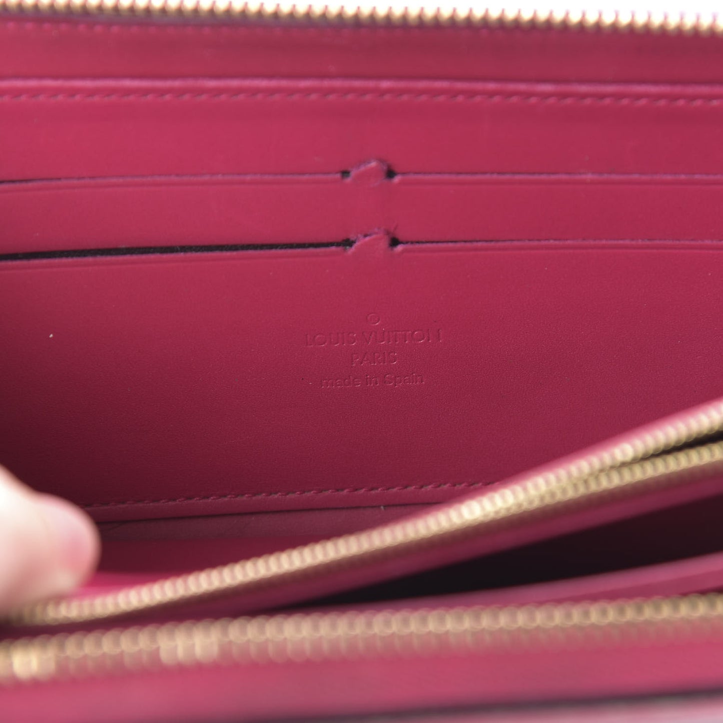Vernis Zippy Wallet Rose Indien