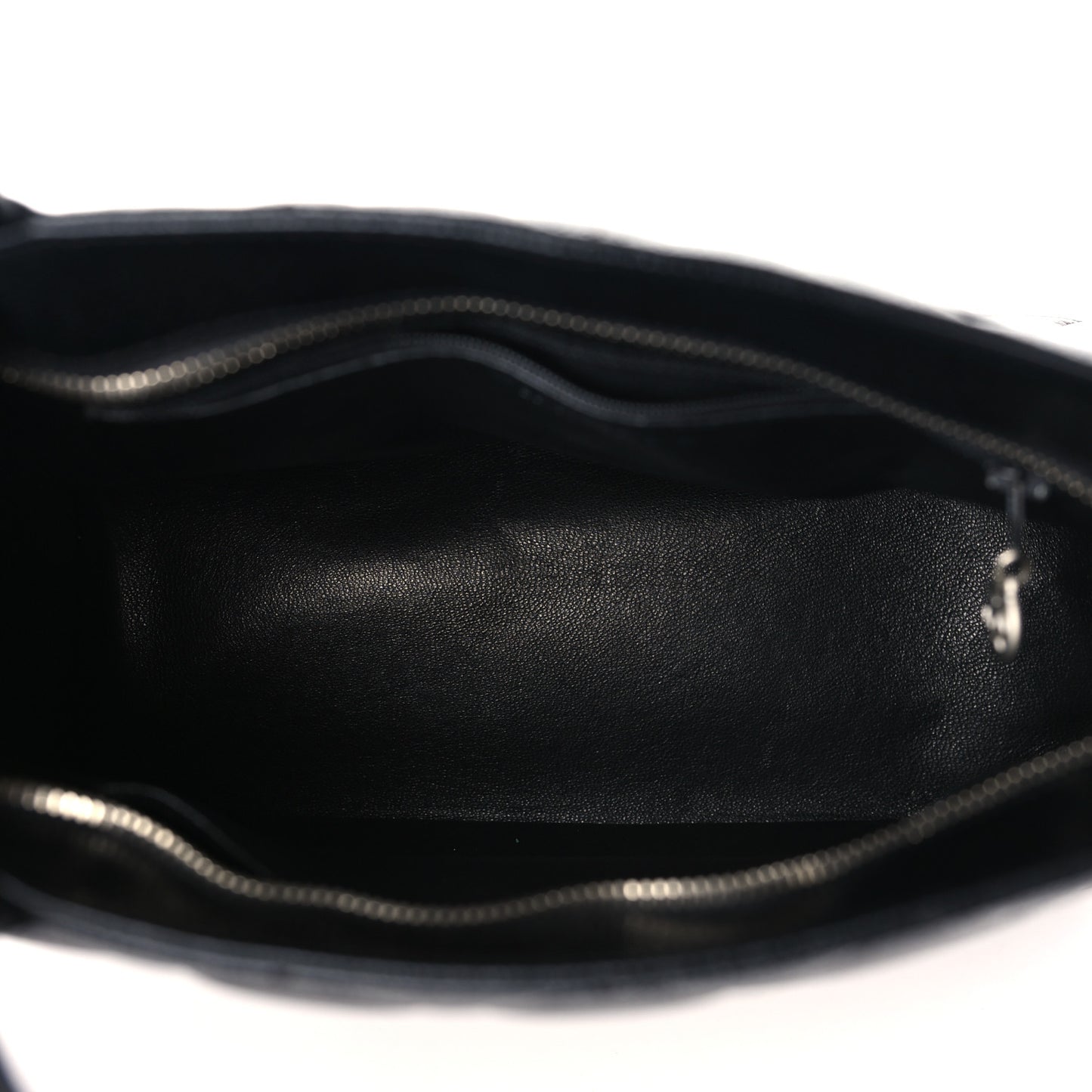 Caviar Quilted Medallion Tote Black