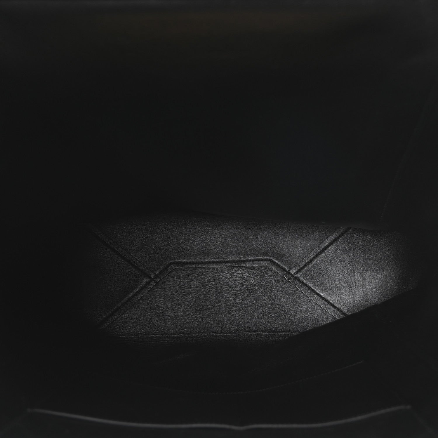 Celine Calfskin Clasp Horizontal Cabas Black 5 of 10