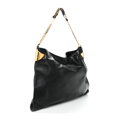 Gucci Lambskin Large 1970 Shoulder Bag Black 3 of 10
