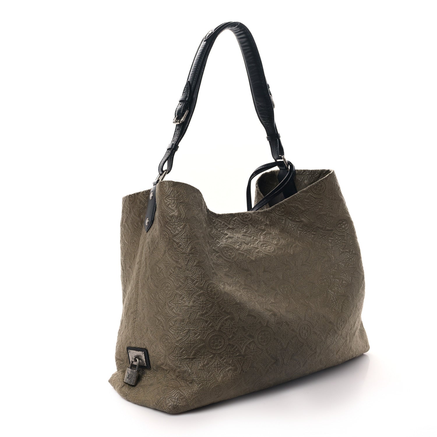 Louis Vuitton Monogram Lambskin Antheia Hobo GM Fumee 3 of 8