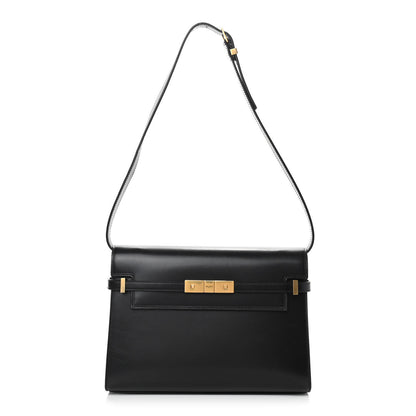 Saint Laurent Smooth Calfskin Manhattan Shoulder Bag Black 1 of 8