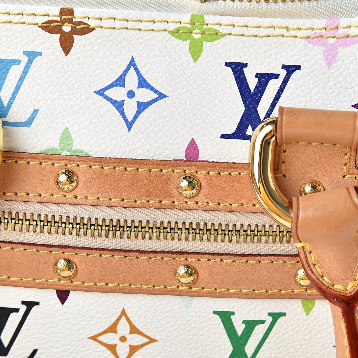 Monogram Multicolor Rita White