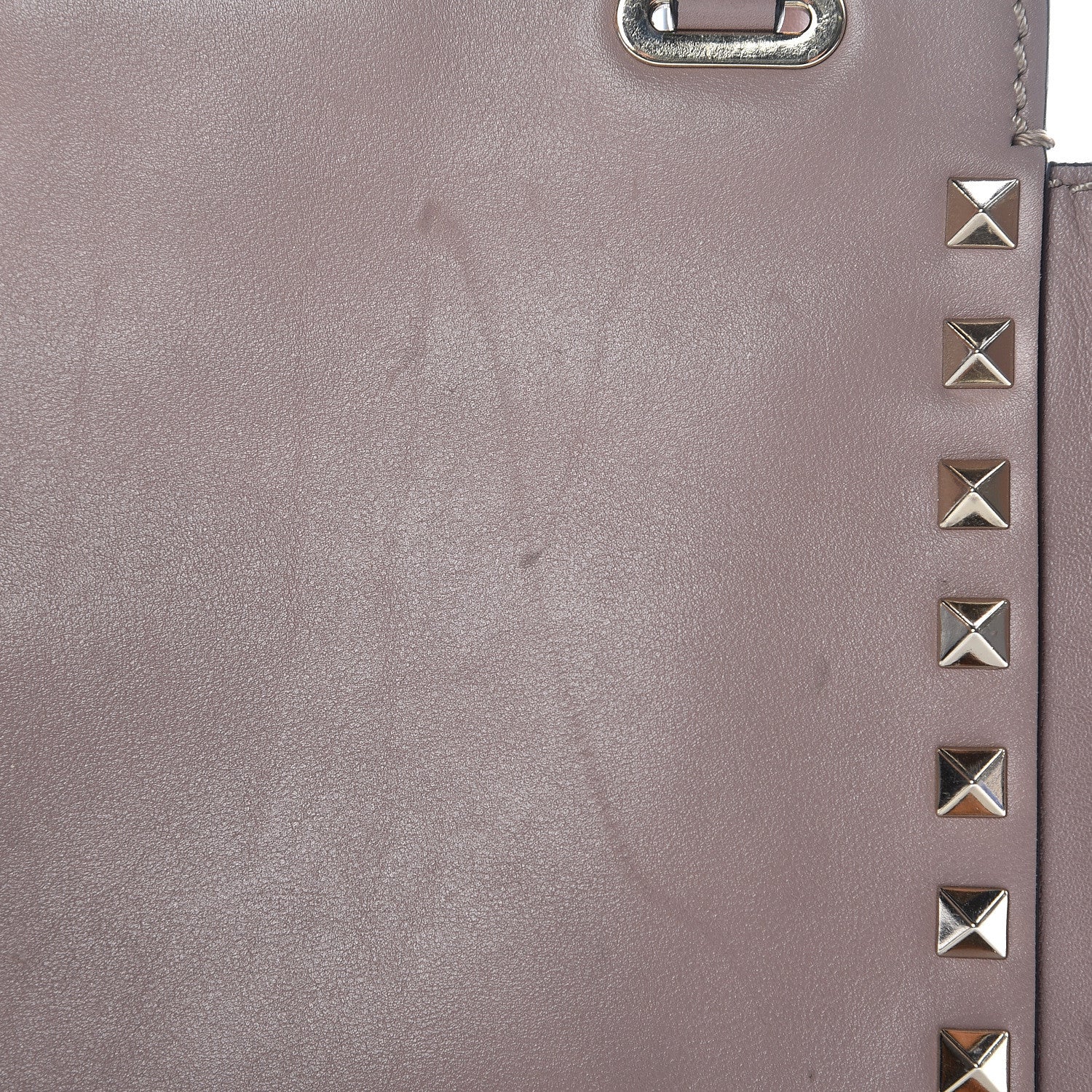 Valentino Garavani Vitello Mini Rockstud Tote Poudre 10 of 11