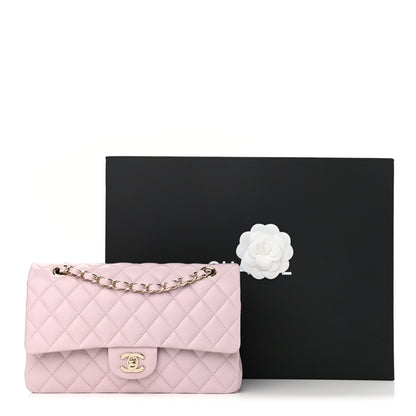 Chanel Caviar Quilted Medium Double Flap Light Pink 12 of 12