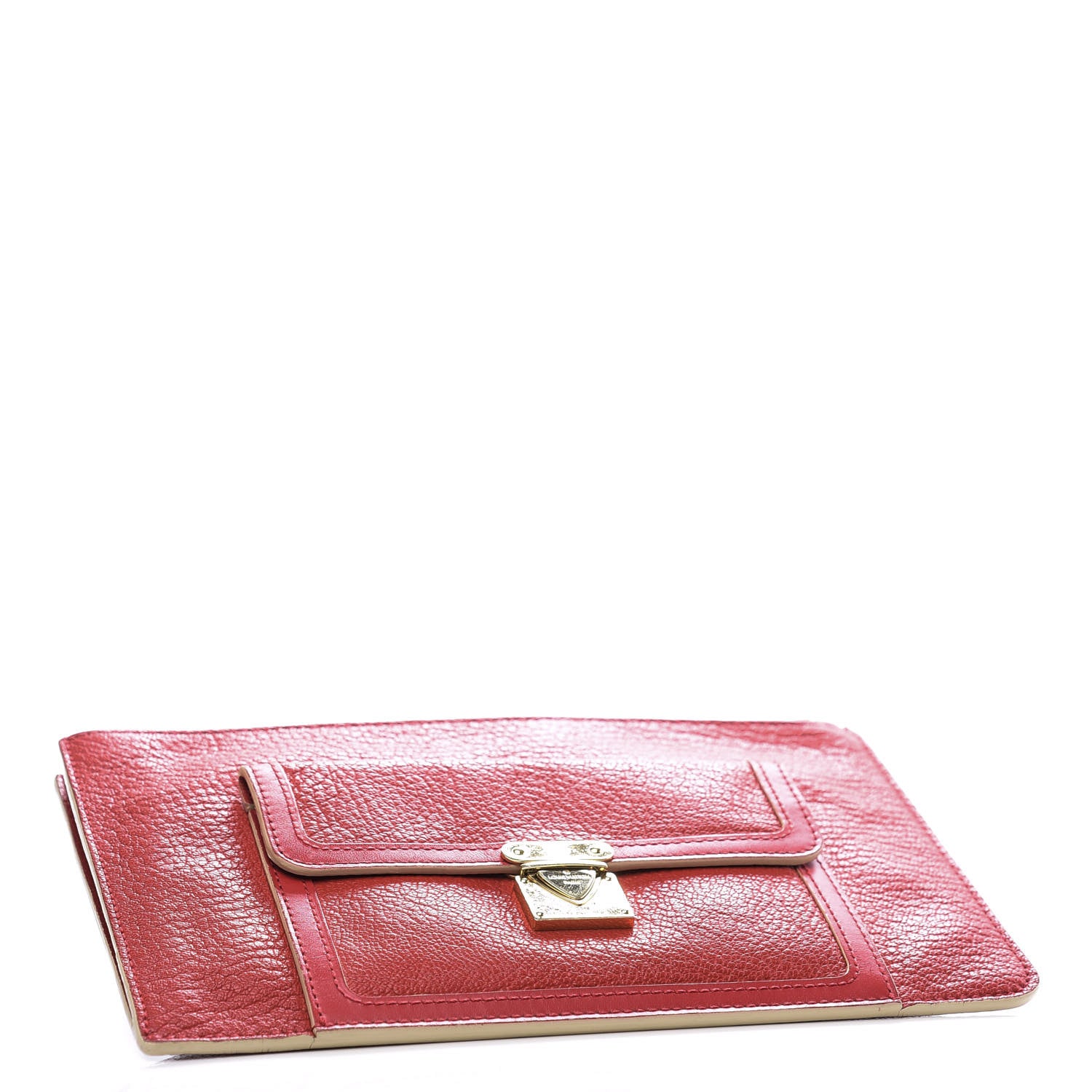 Louis Vuitton Suhali Pochette Red 3 of 8