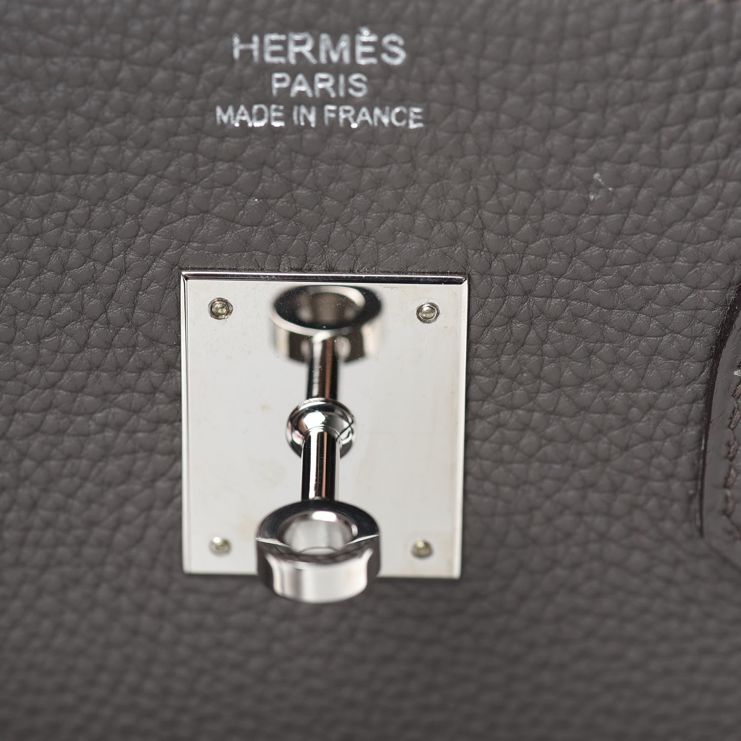 Hermes Togo Birkin 35 Etain 21 of 37