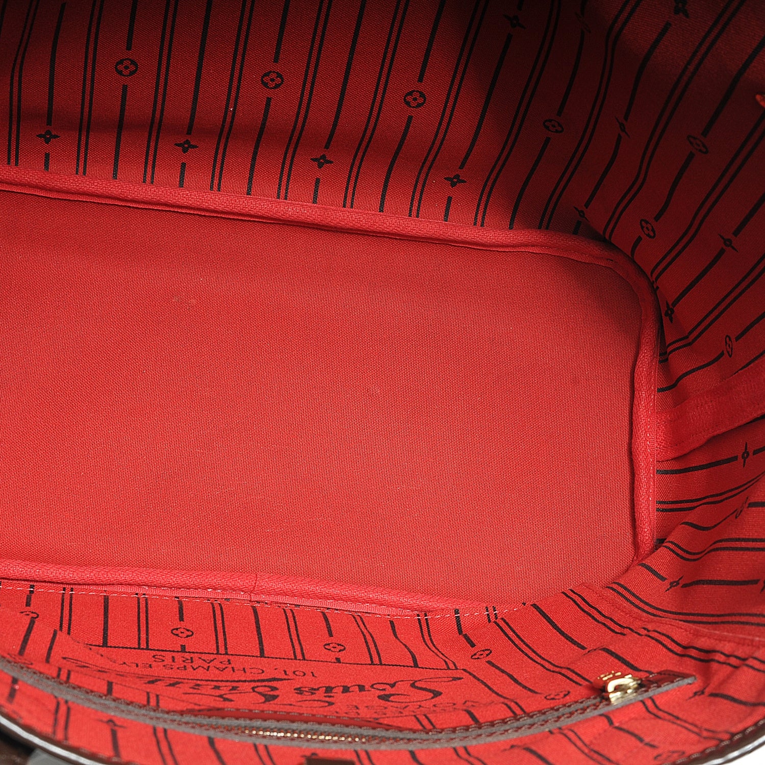 Louis Vuitton Damier Ebene Neverfull MM 3 of 7