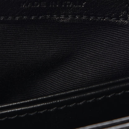 Saint Laurent Calfskin Y Quilted Monogram Toy Loulou Crossbody Bag Black 9 of 12
